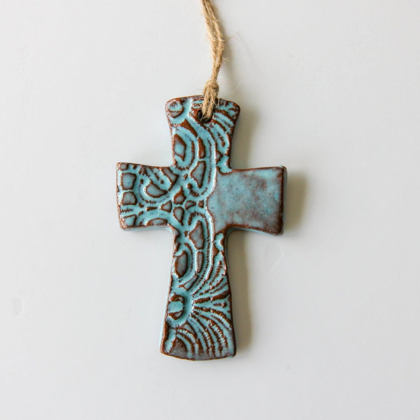 Flared Cross Ornament-Ceramic-tbgypsysoul