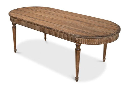 French Antique Reproduction Dining Table - White Glove Included-Dining Table-tbgypsysoul