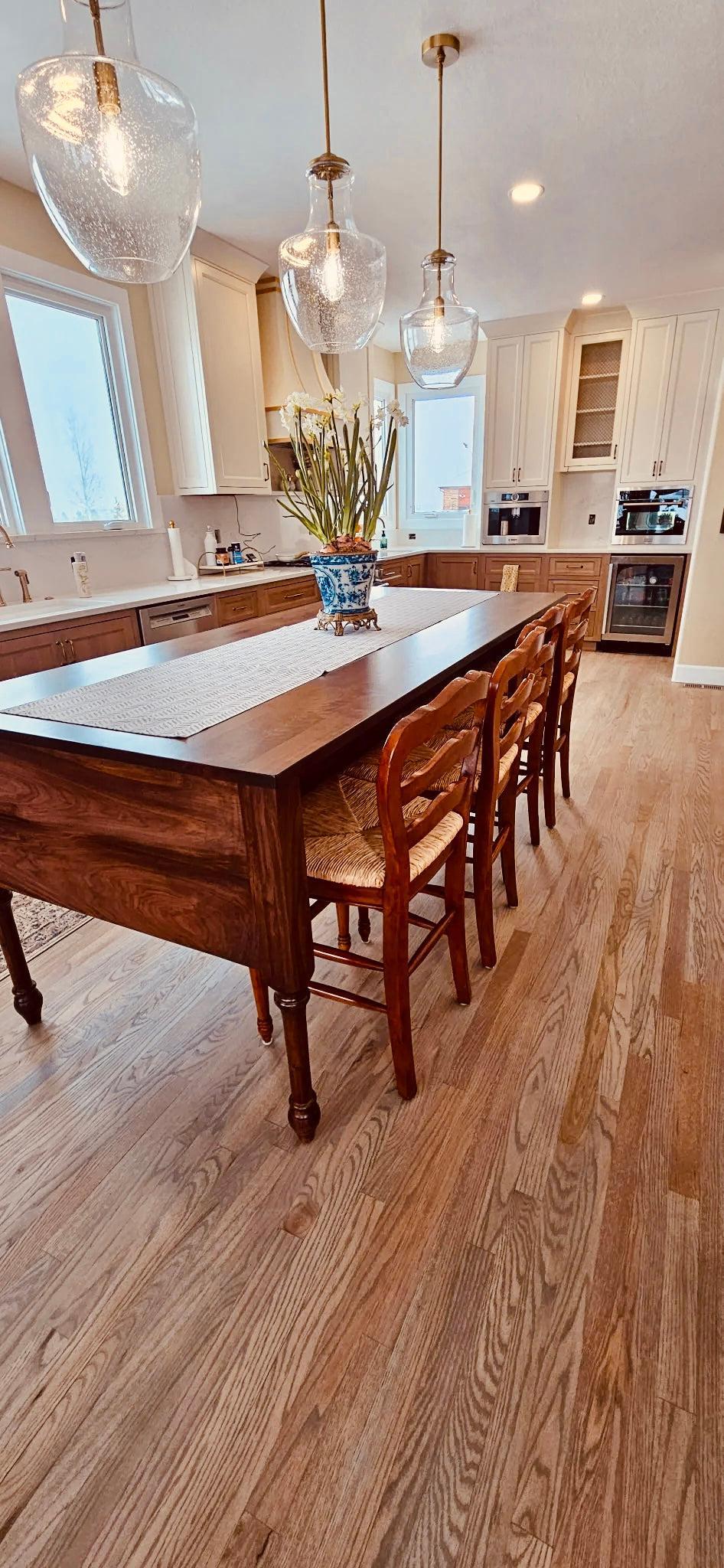 French Country Farmhouse Kitchen Island - Custom, Handmade; Choose your size, finish, and hardware-Kitchen Island-tbgypsysoul