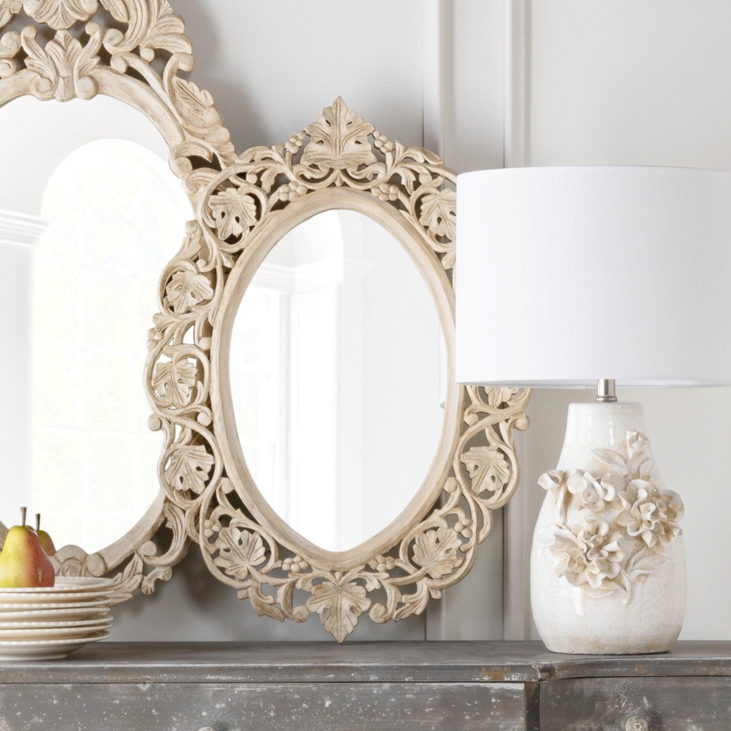 french-country-hand-carved-wood-mirror-mirrors-park-hill-Threadbare Gypsy Soul