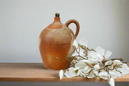 Glazed French Wine Container-Vintage Wine Container-tbgypsysoul