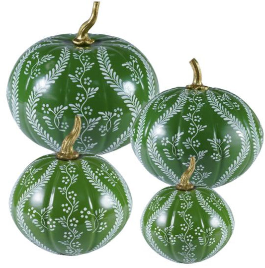 Green Pumpkin with White Trellis-Shop-tbgypsysoul
