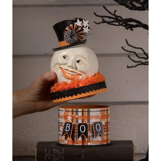 Halloween Moon Man on Box by Bethany Lowe Designs-Figurines-tbgypsysoul