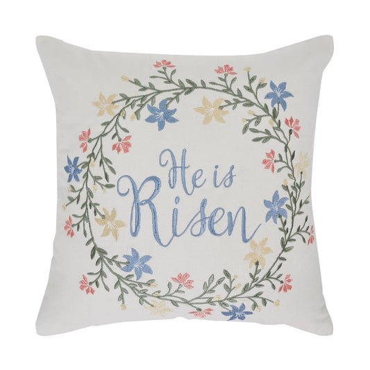 He is Risen Pillow 18 x 18-Pillows-tbgypsysoul