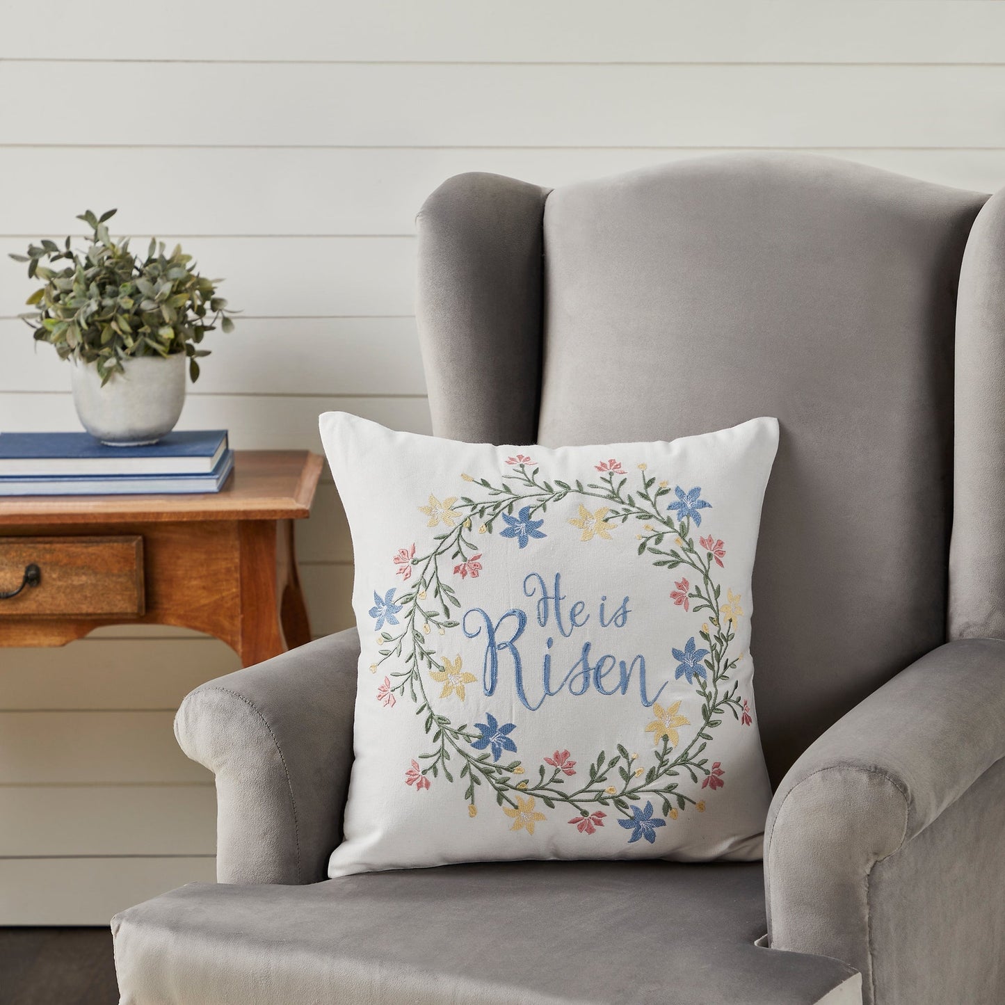 He is Risen Pillow 18 x 18-Pillows-tbgypsysoul