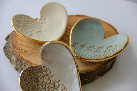 Heart Ring Dish-Ceramic-tbgypsysoul