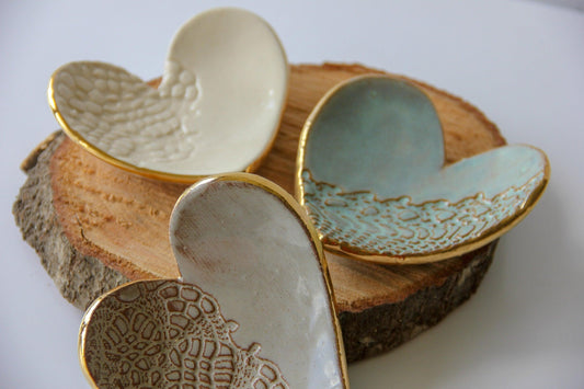 Heart Ring Dish-Ceramic-tbgypsysoul