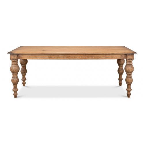 Heirloom Turned-Leg Dining Table - White Glove Included-Dining Table-tbgypsysoul