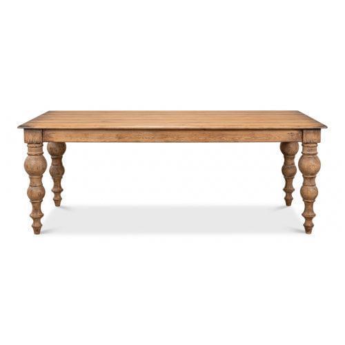 Heirloom Turned-Leg Dining Table - White Glove Included-Dining Table-tbgypsysoul
