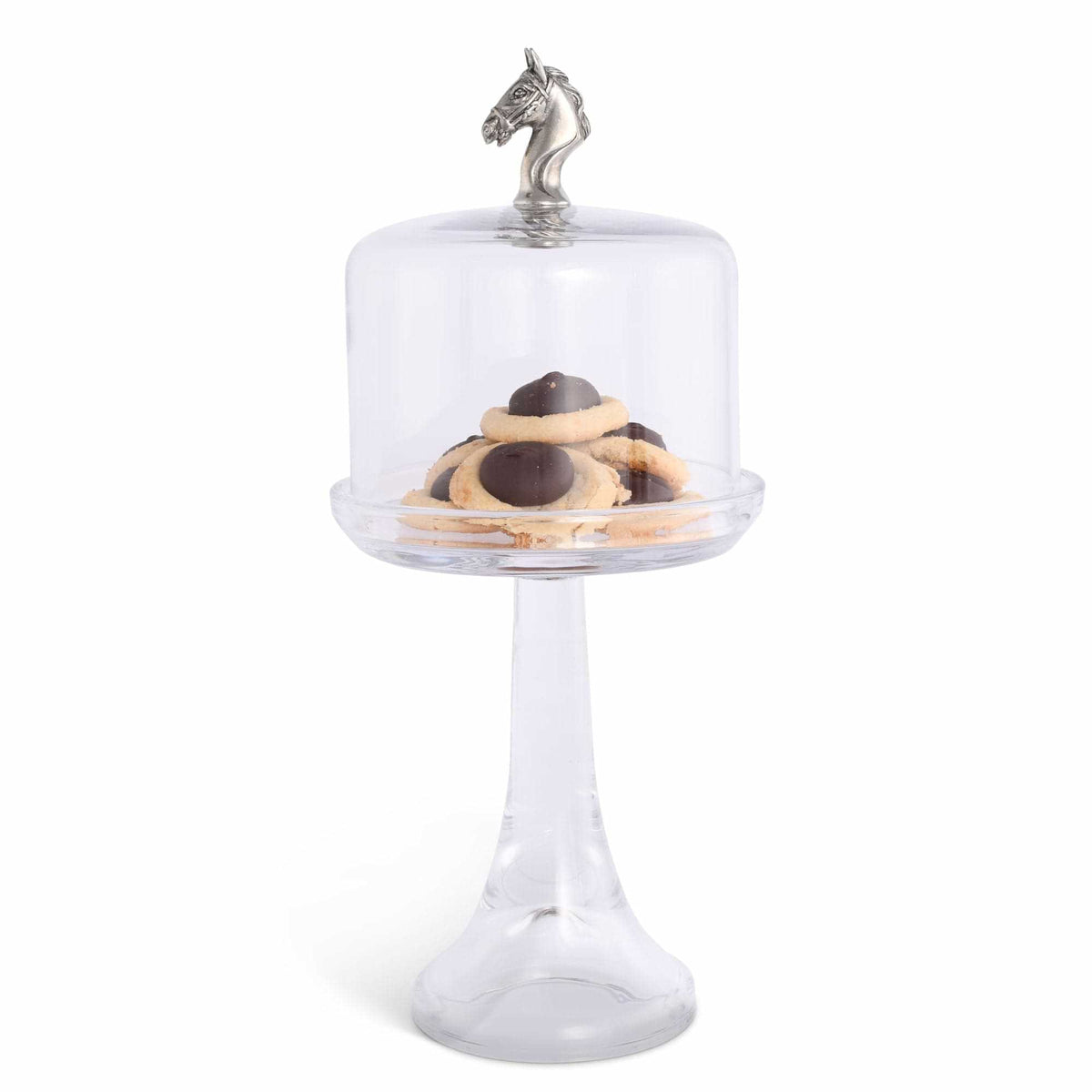 Horse Glass Covered Cake / Dessert Stand-Equestrian-tbgypsysoul