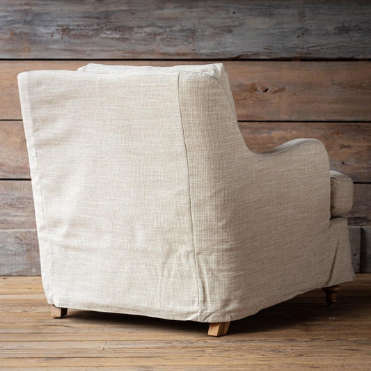 Houndstooth Slipcover Arm Chair-Accent Chair-tbgypsysoul