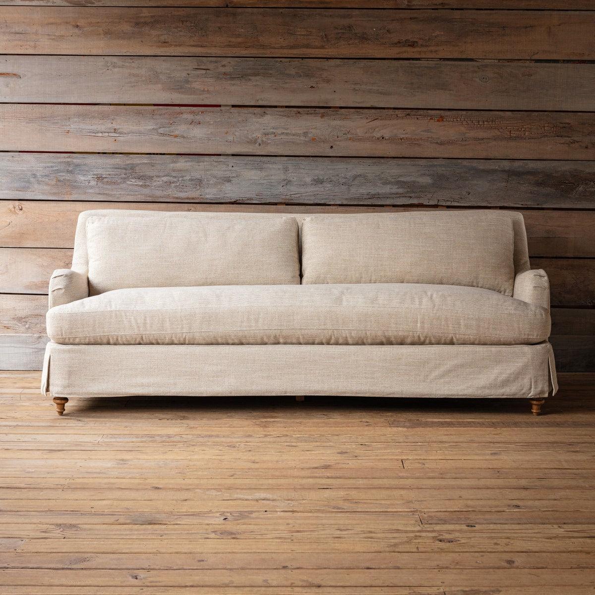 Houndstooth Slipcover Sofa 91”-Accent Chair-tbgypsysoul