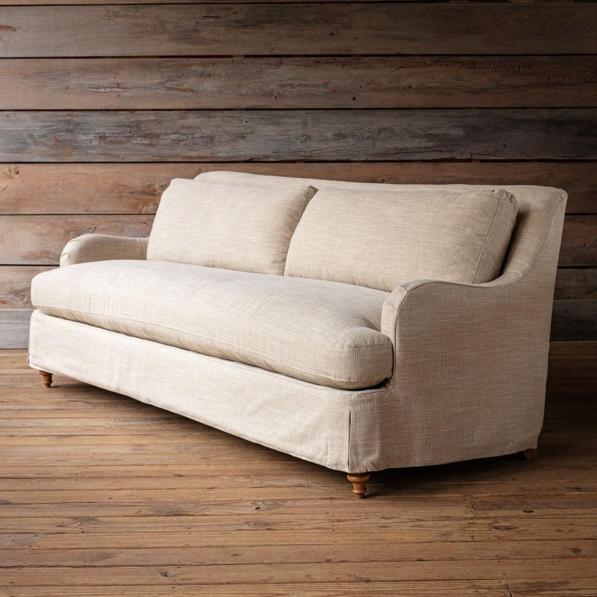 Houndstooth Slipcover Sofa 91”-Accent Chair-tbgypsysoul