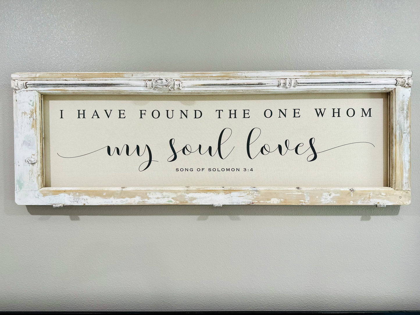 I Found the One Whom My Soul Loves - Wide Holland Window-Wall Art-tbgypsysoul