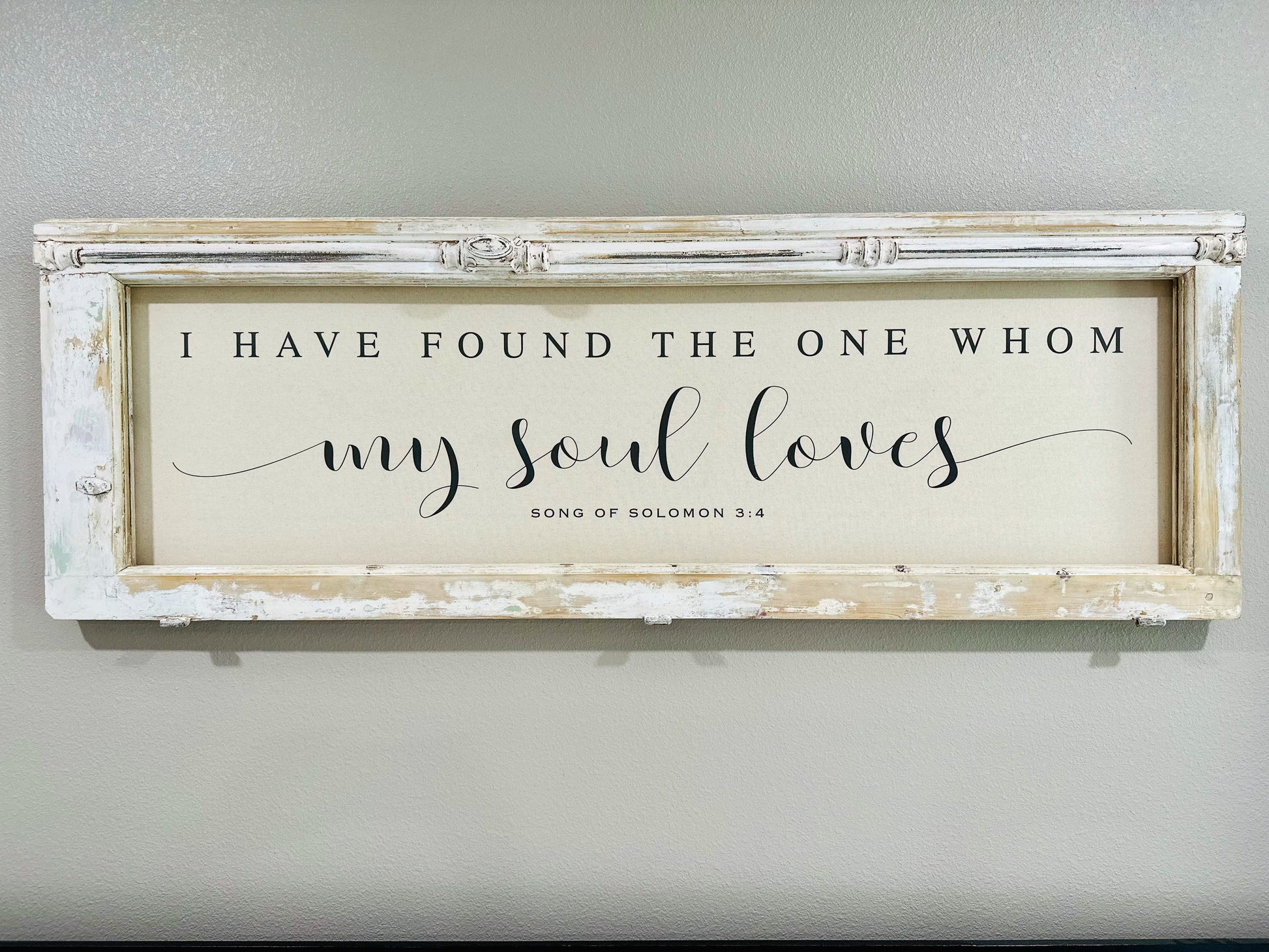 I Found the One Whom My Soul Loves - Wide Holland Window-Wall Art-tbgypsysoul
