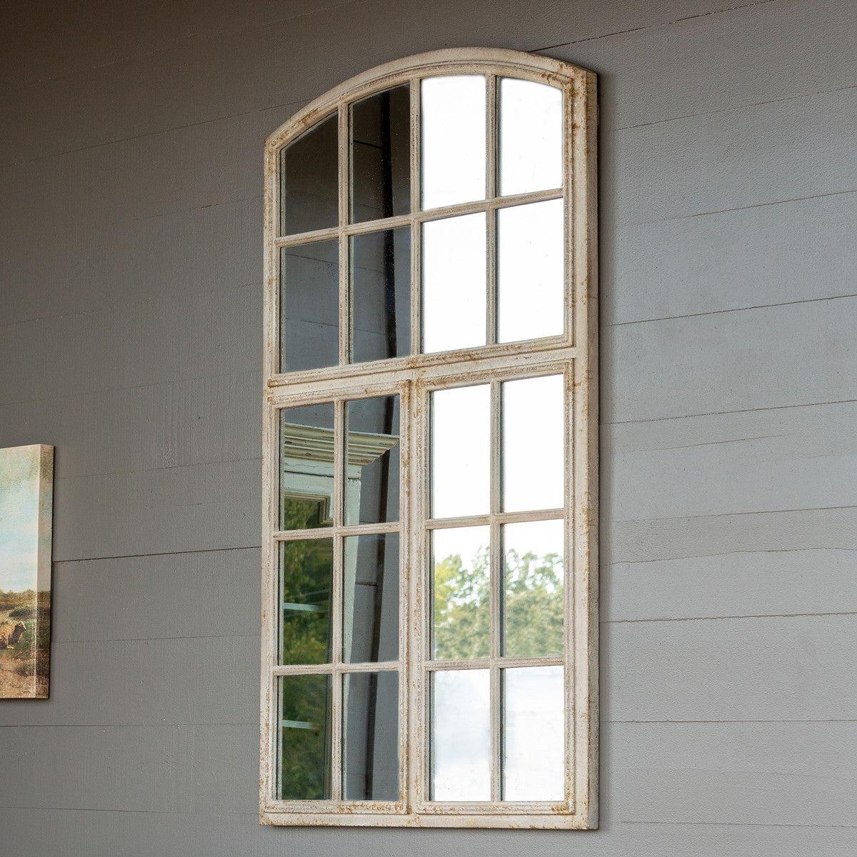 Industrial Metal Pane Mirror-Mirrors-tbgypsysoul