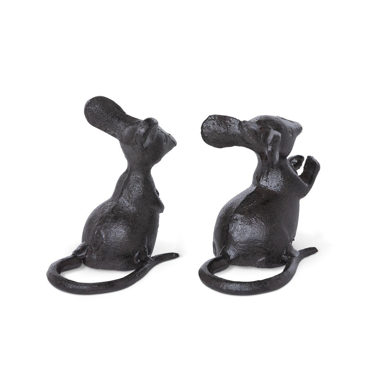 IRON FIELD MICE SET OF 2-Sculptures & Statues-tbgypsysoul