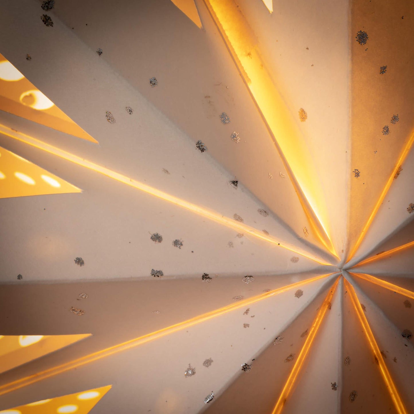 Large Hanging Paper Star-Christmas Ornament-tbgypsysoul