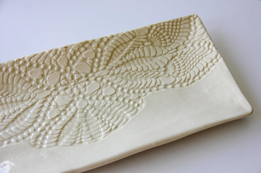Large Rectangular Platter-Ceramic-tbgypsysoul