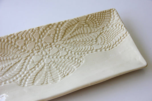 Large Rectangular Platter-Ceramic-tbgypsysoul