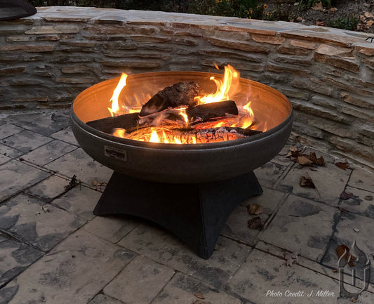 Liberty Fire Pit with Standard Base (Made in USA)-Fire Pits-tbgypsysoul