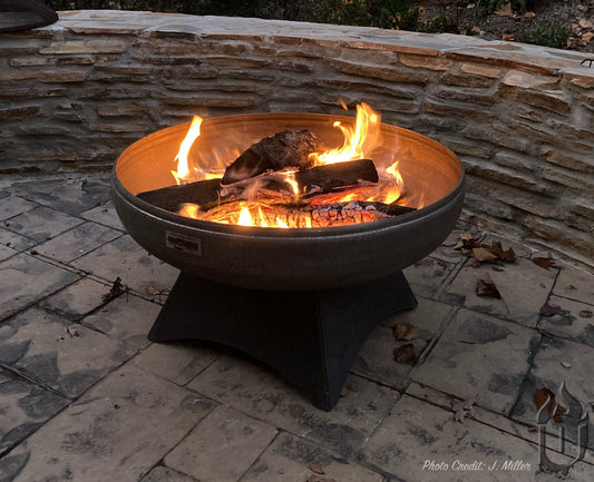 Liberty Fire Pit with Standard Base (Made in USA)-Fire Pits-tbgypsysoul
