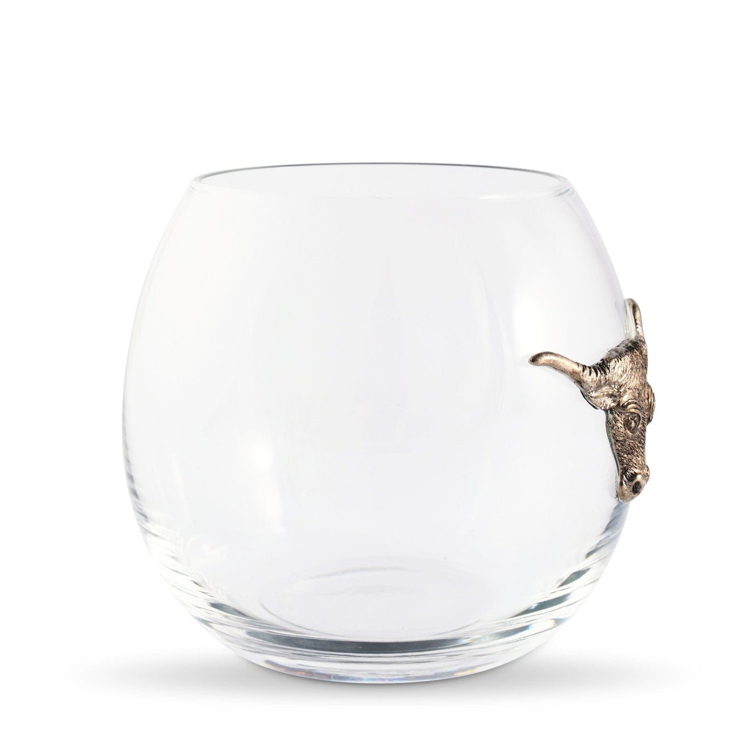 Longhorn Stemless Wine Glass-Western Frontier-tbgypsysoul
