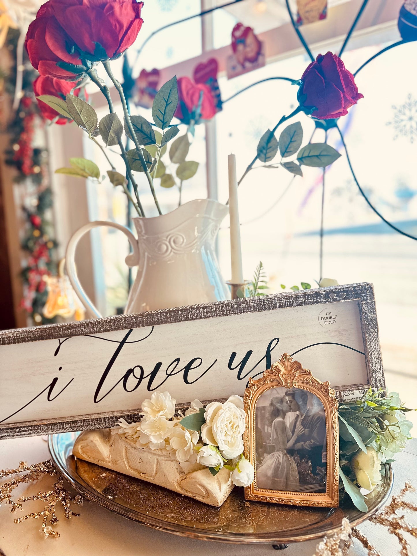 Love You, Love Us Reversible Shiplap Sign-Home Decor-tbgypsysoul