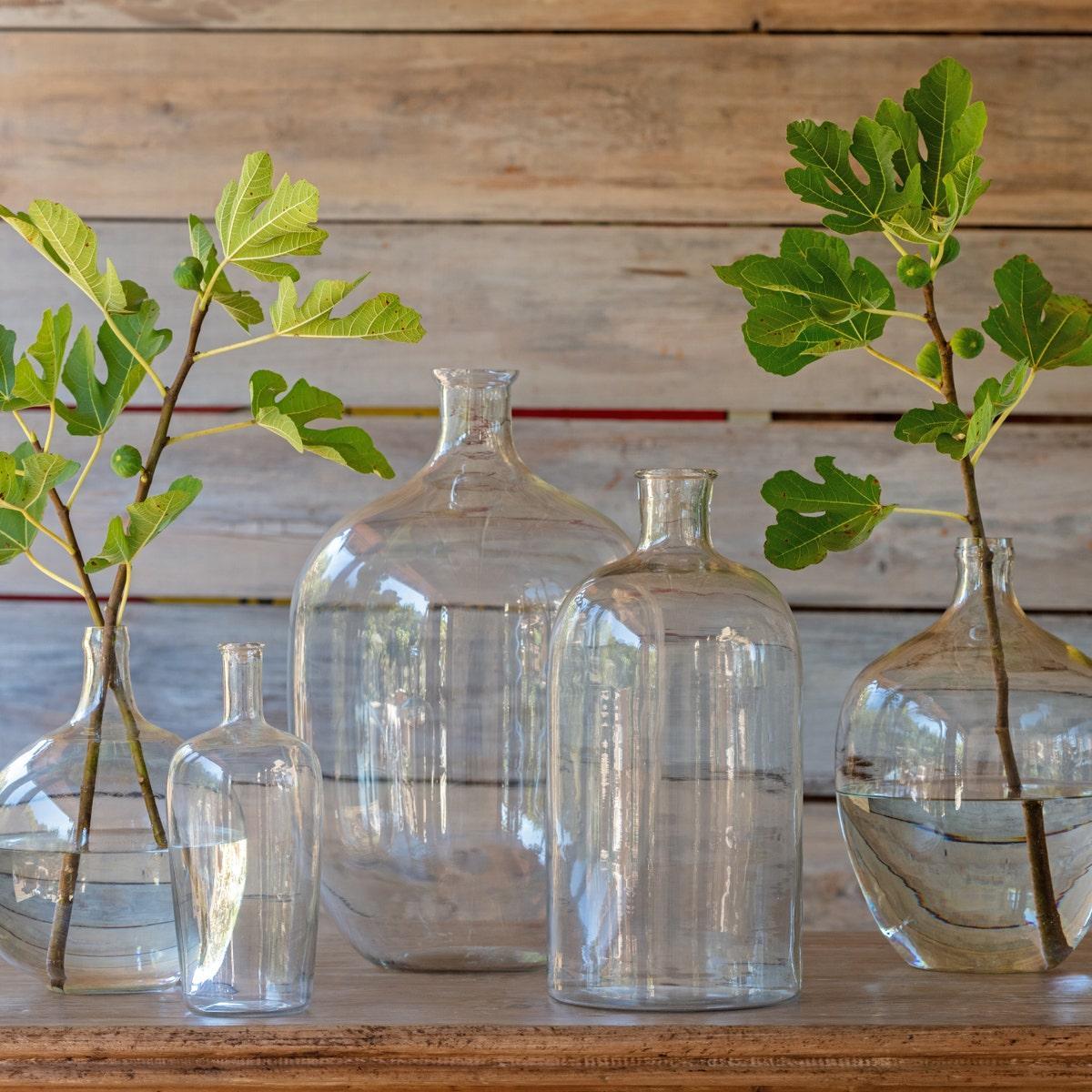 Medium Demi John Bottle - Clear-Vase-tbgypsysoul