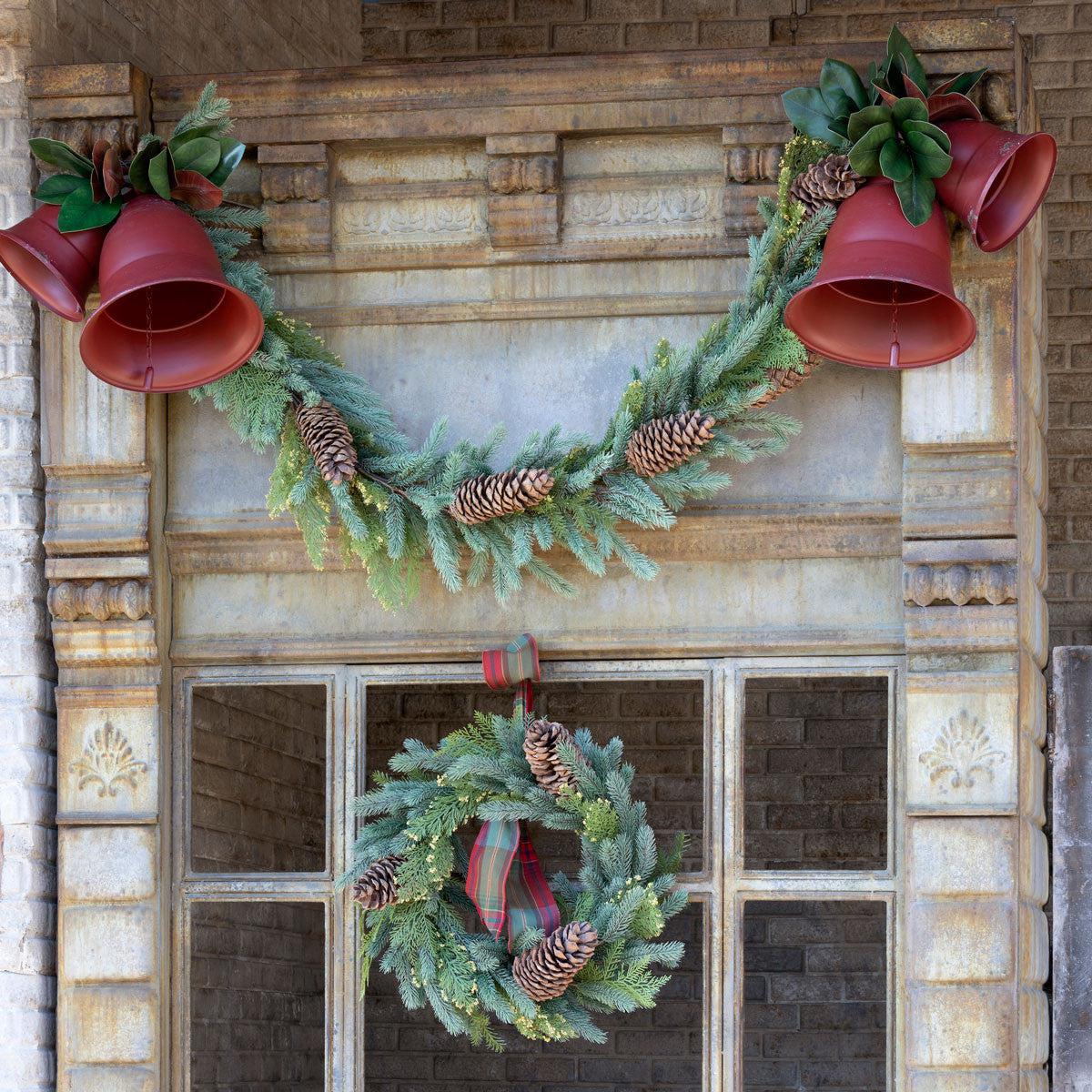 Mixed Evergreen Christmas Garland-Christmas Tree-tbgypsysoul