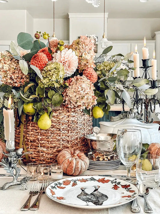 Norwood Narragansett Turkey Bone China Round Dinner Plate-Harvest-tbgypsysoul