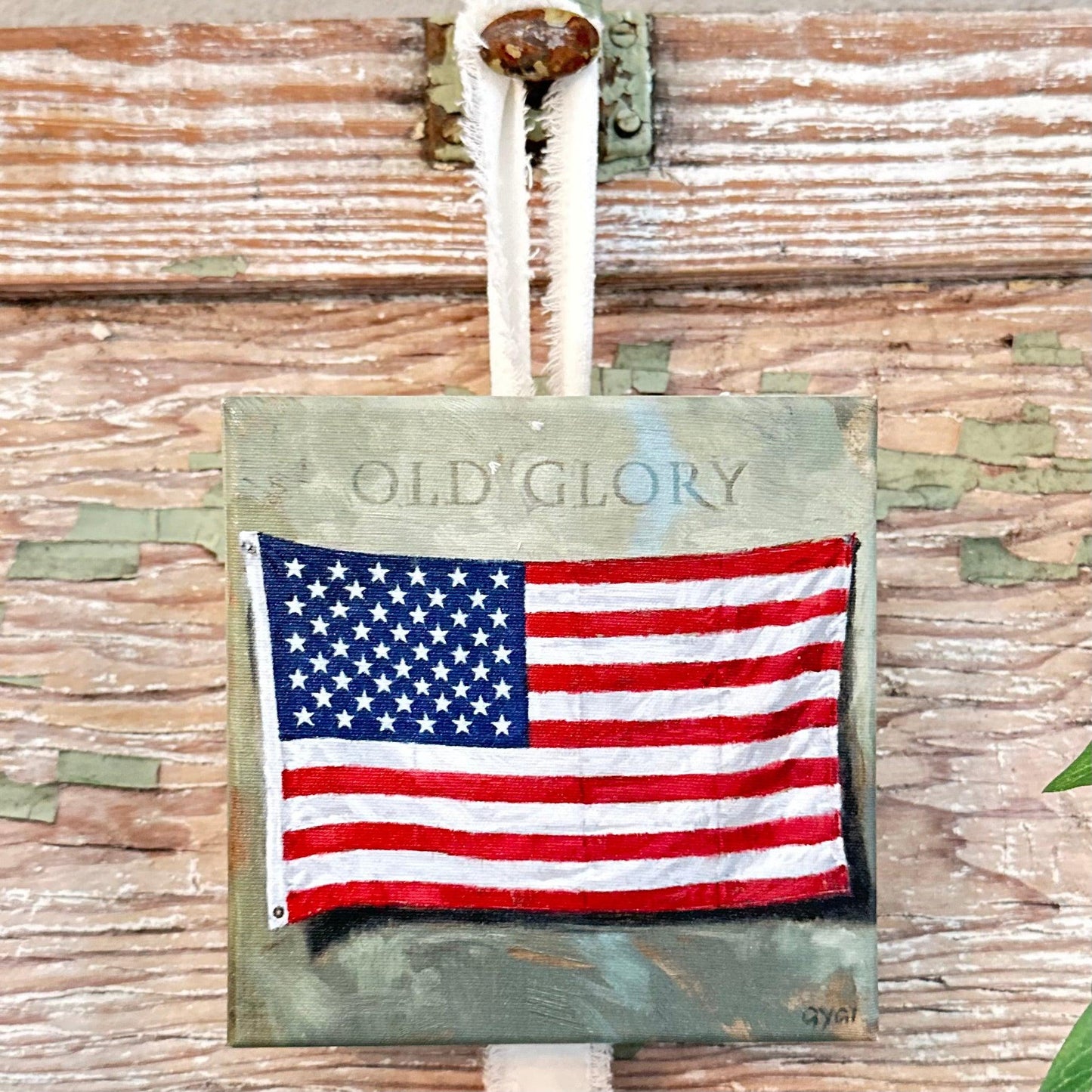 Old Glory Canvas Print-All Products-tbgypsysoul