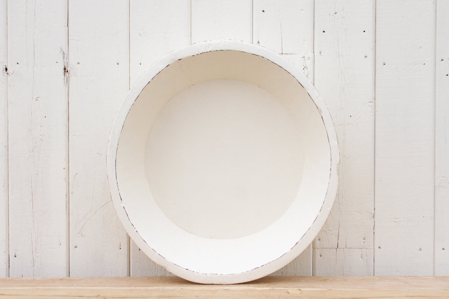 Oversized French White Dough Bowl-tbgypsysoul