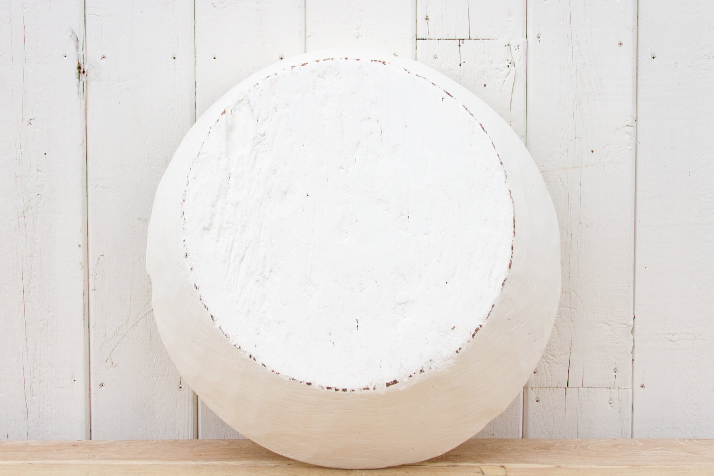 Oversized French White Dough Bowl-tbgypsysoul