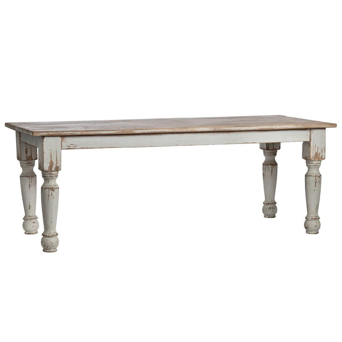 Painted Harvest Table-Dining Table-tbgypsysoul