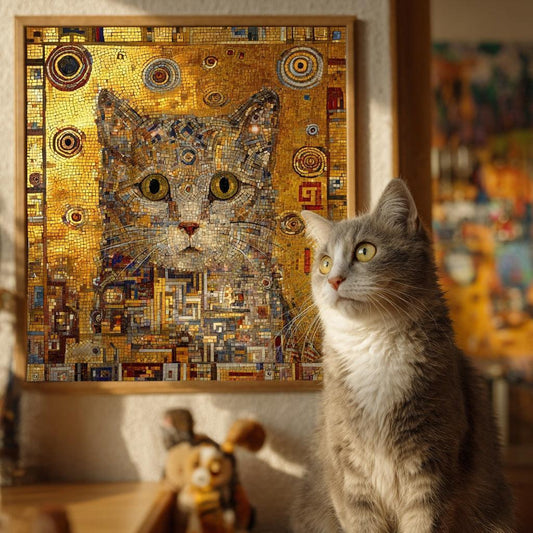 Palette Tails - Custom Golden Whiskers Texture Portrait-Custom Art-tbgypsysoul