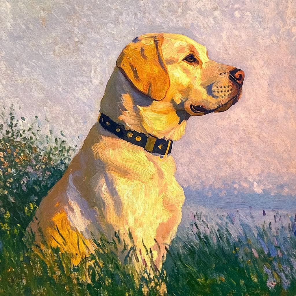 Palette Tails - Custom Pet Monet Texture Portrait-Custom Art-tbgypsysoul