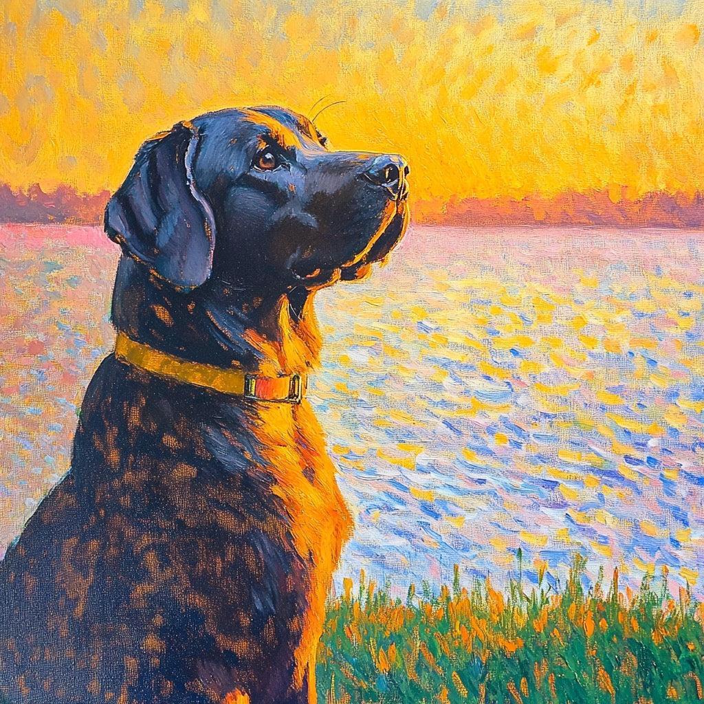 Palette Tails - Custom Pet Monet Texture Portrait-Custom Art-tbgypsysoul