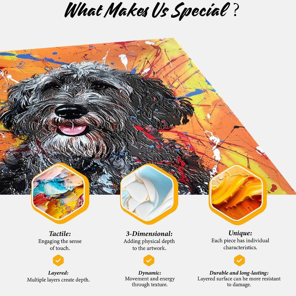 Palette Tails - Custom Pet VG-Starry Night Texture Portrait-Custom Art-tbgypsysoul