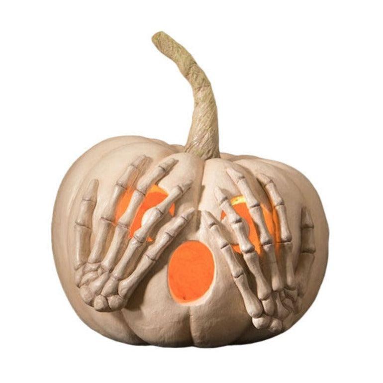 Peek-a-Boo Pumpkin-Figurines-tbgypsysoul