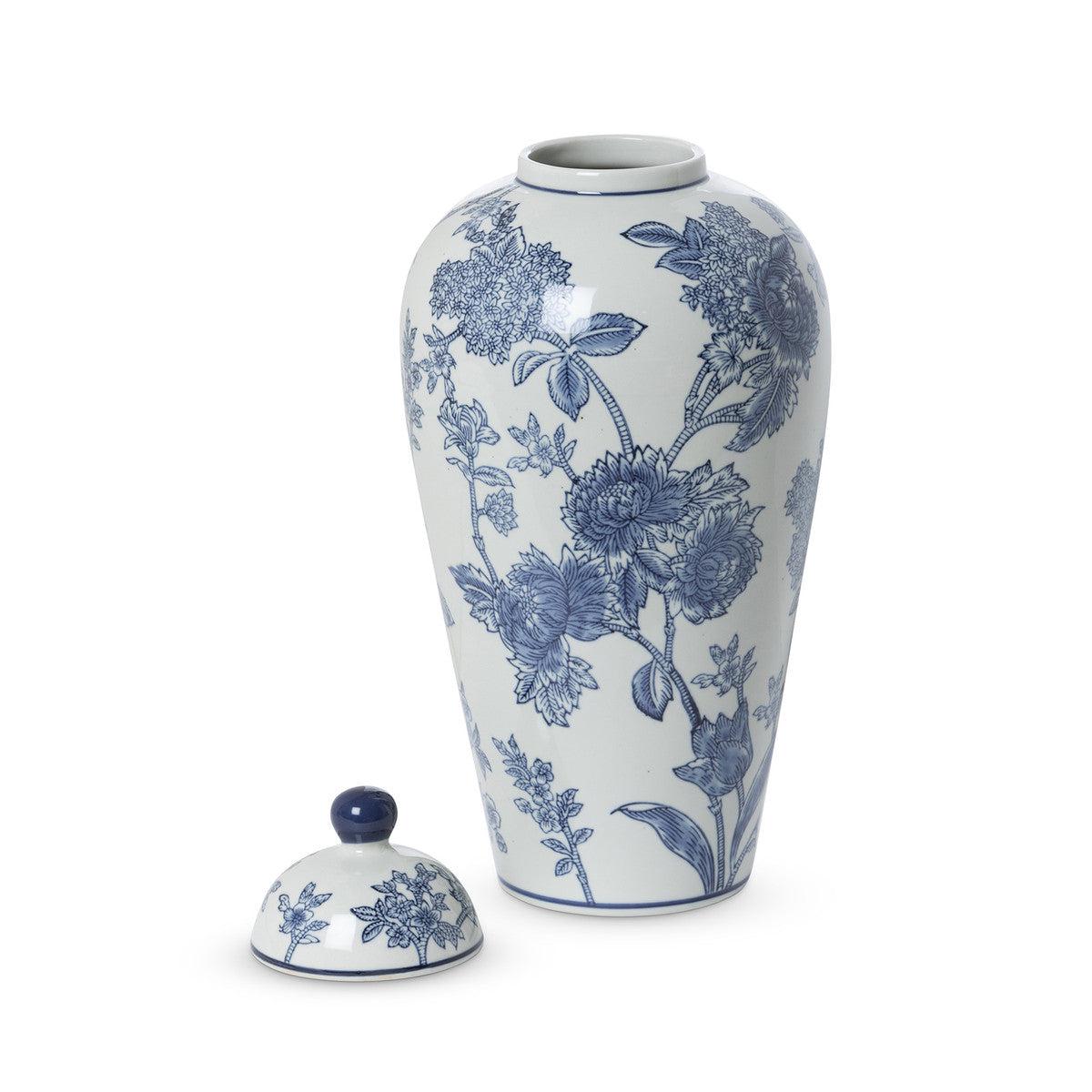 Porcelain Lidded Yoshino Jar-Vase-tbgypsysoul