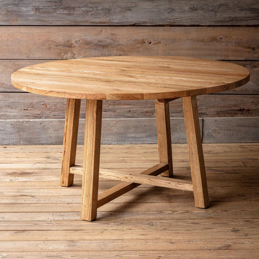 QUERCUS ROUND DINING TABLE-Dining Table-tbgypsysoul
