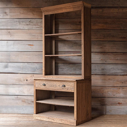 Reclaimed Oak Market Wall Unit-Cabinet-tbgypsysoul
