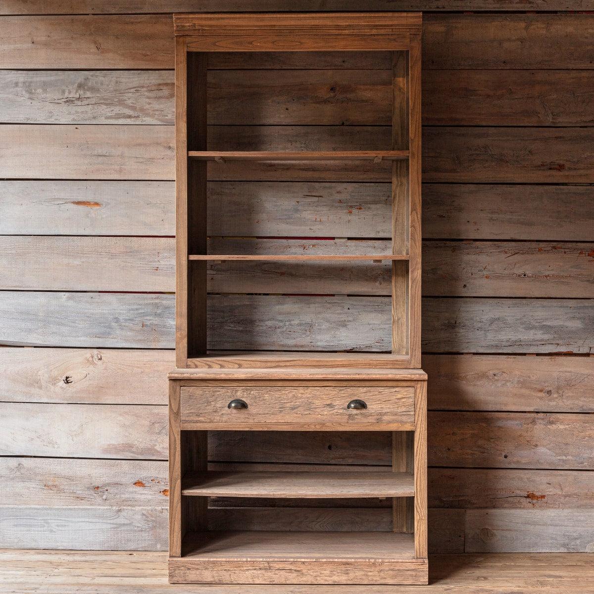 Reclaimed Oak Market Wall Unit-Cabinet-tbgypsysoul