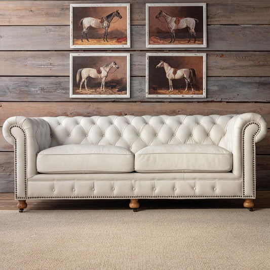 River Birch Leather Chesterfield Sofa 84"-Sofa-tbgypsysoul