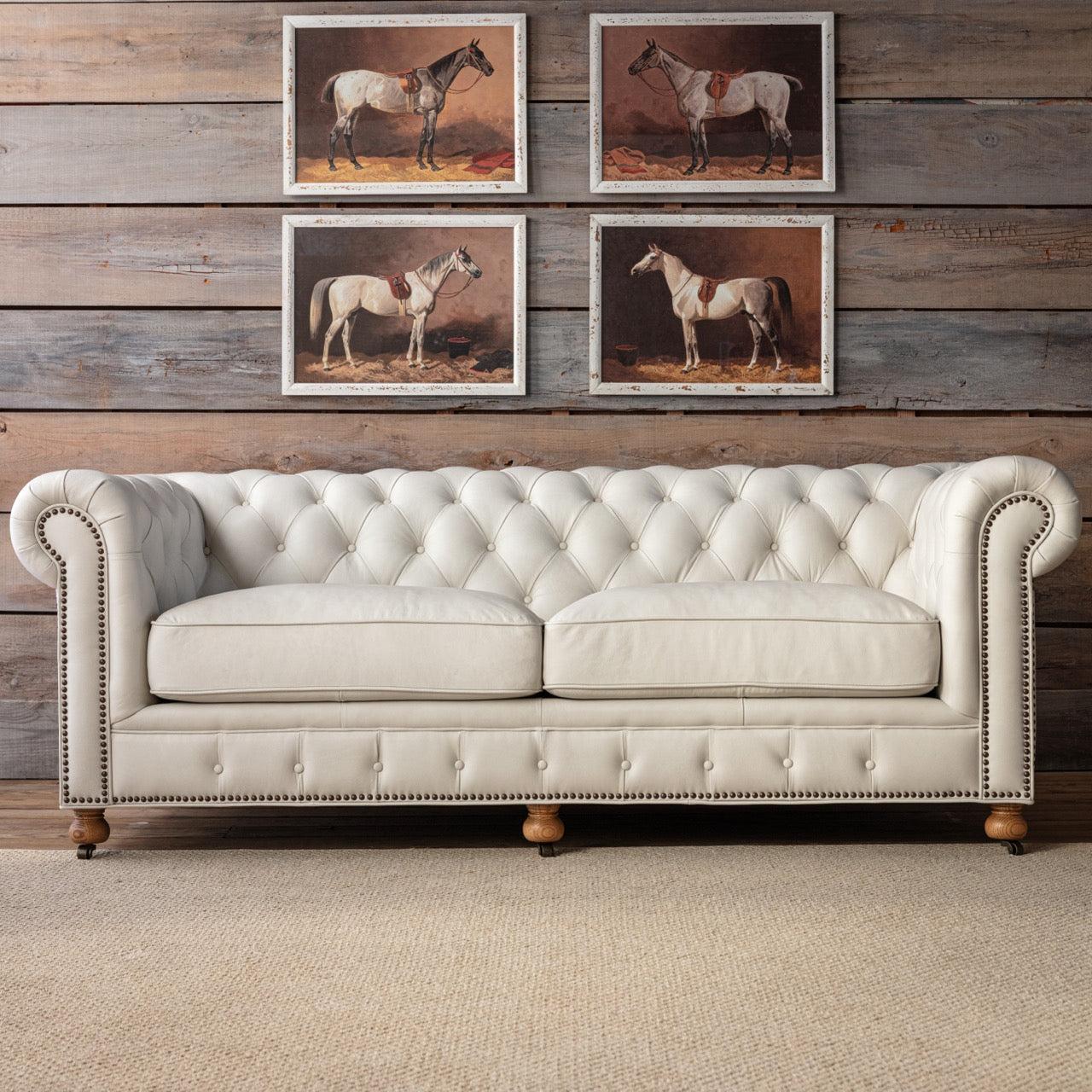 River Birch Leather Chesterfield Sofa 84"-Sofa-tbgypsysoul
