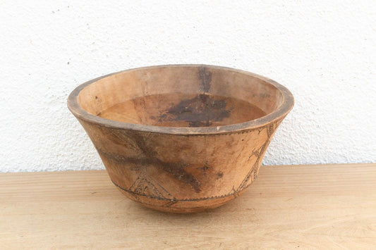 Rustic Handcarved African Bowl-Bowl-tbgypsysoul