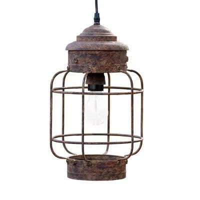 Salvaged Lantern Hanging Light Fixture-Chandelier-tbgypsysoul