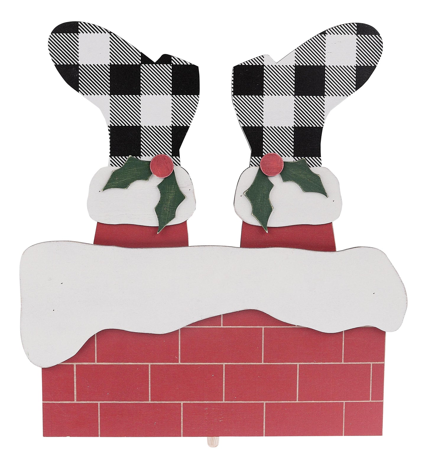 santa-down-the-chimney-topper-home-decor-glory-haus-Threadbare Gypsy Soul