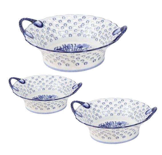 Set of Pierced Floral Handle Bowls-tbgypsysoul